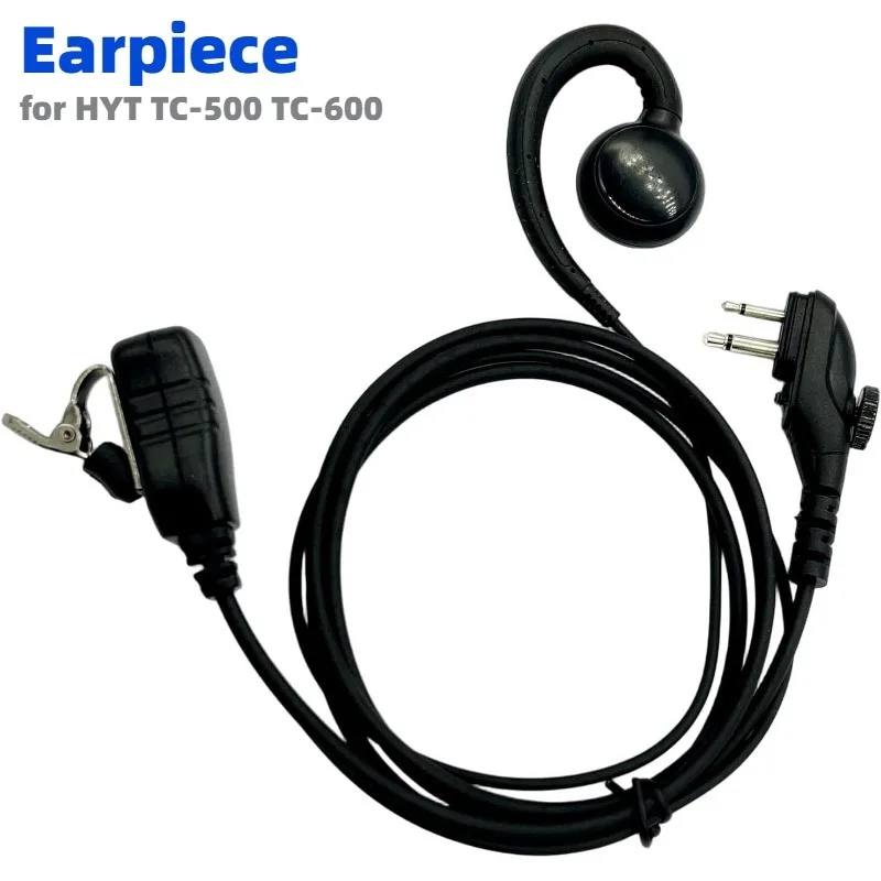 G Shape BD502 BD502i Earpiece with Mic Headset for HYT Hytera TC-500 TC-600 TC-700 TC900 PD502 PD562 TC-508 TC-580 Walkie Talkie