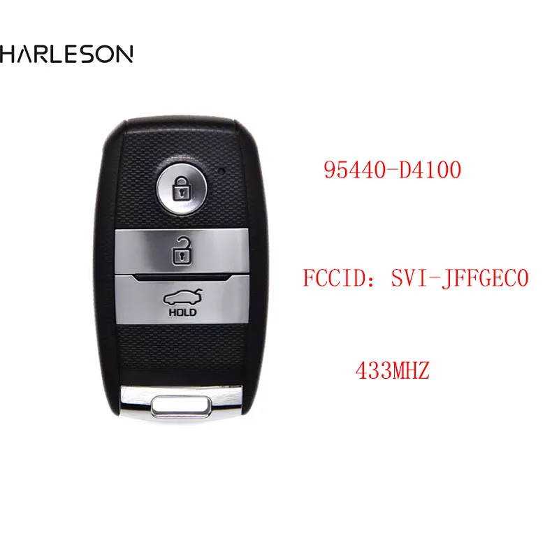 

mart Keyless Go Remote Key 3 Button 433MHz NCF2952X Chip Fob For KIA Optima 2016 2017 2018 SVI-JFFGEC0 95440-D4100