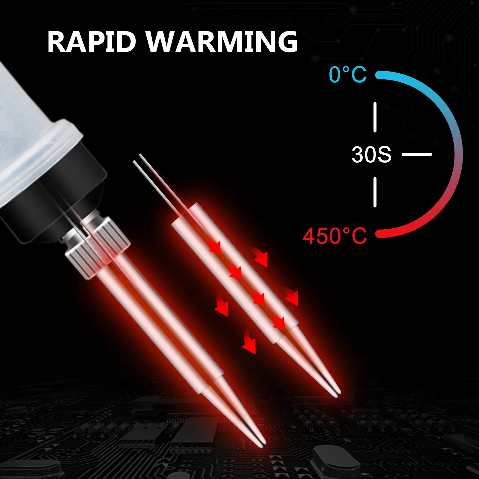 

10pcs 80W Adjustable Temperature Electric Soldering Iron Kit AU Plug Random Bag Color Tools Suite for DIY Welding Jewelry Repair