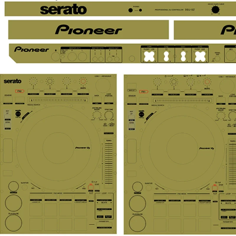 

DDJ-SZ2 controller film, multi-color optional protection panel all surrounded by anti-scratch waterproof