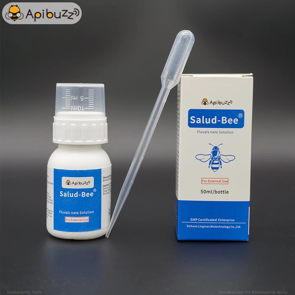 Bee tools for humid and rainy apiary | SALUD-BEE 20% EW Tau-fluvalinat beehive care liquid - Beekeeping Accessory Varroa Mite