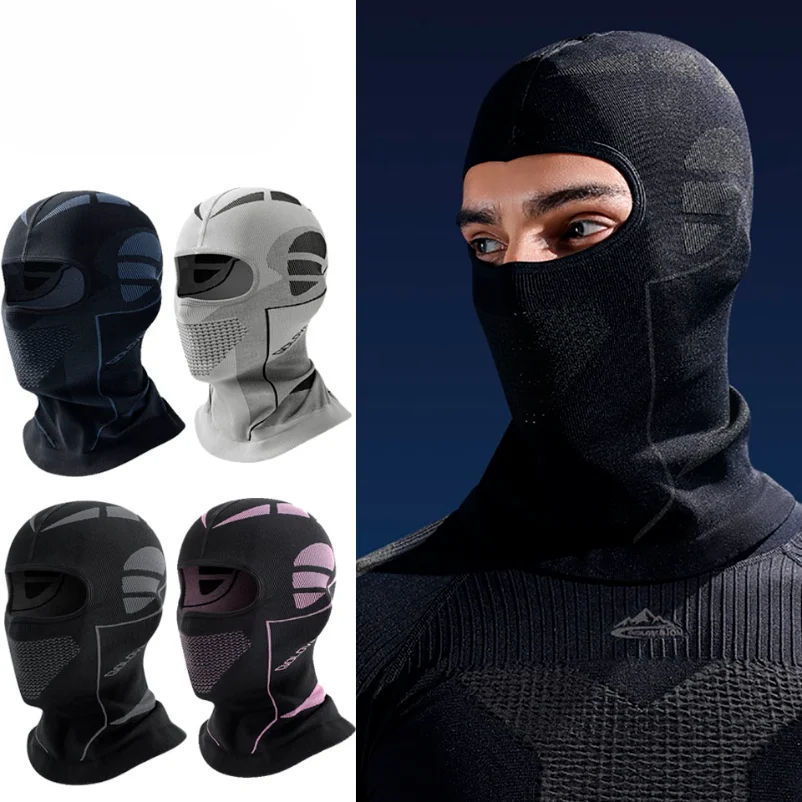 

Cold-Proof Thermal Scarf Winter Ski Hat Balaclava Full Face Mask Ski Cycling Head Neck Cover Helmet Liner Cap