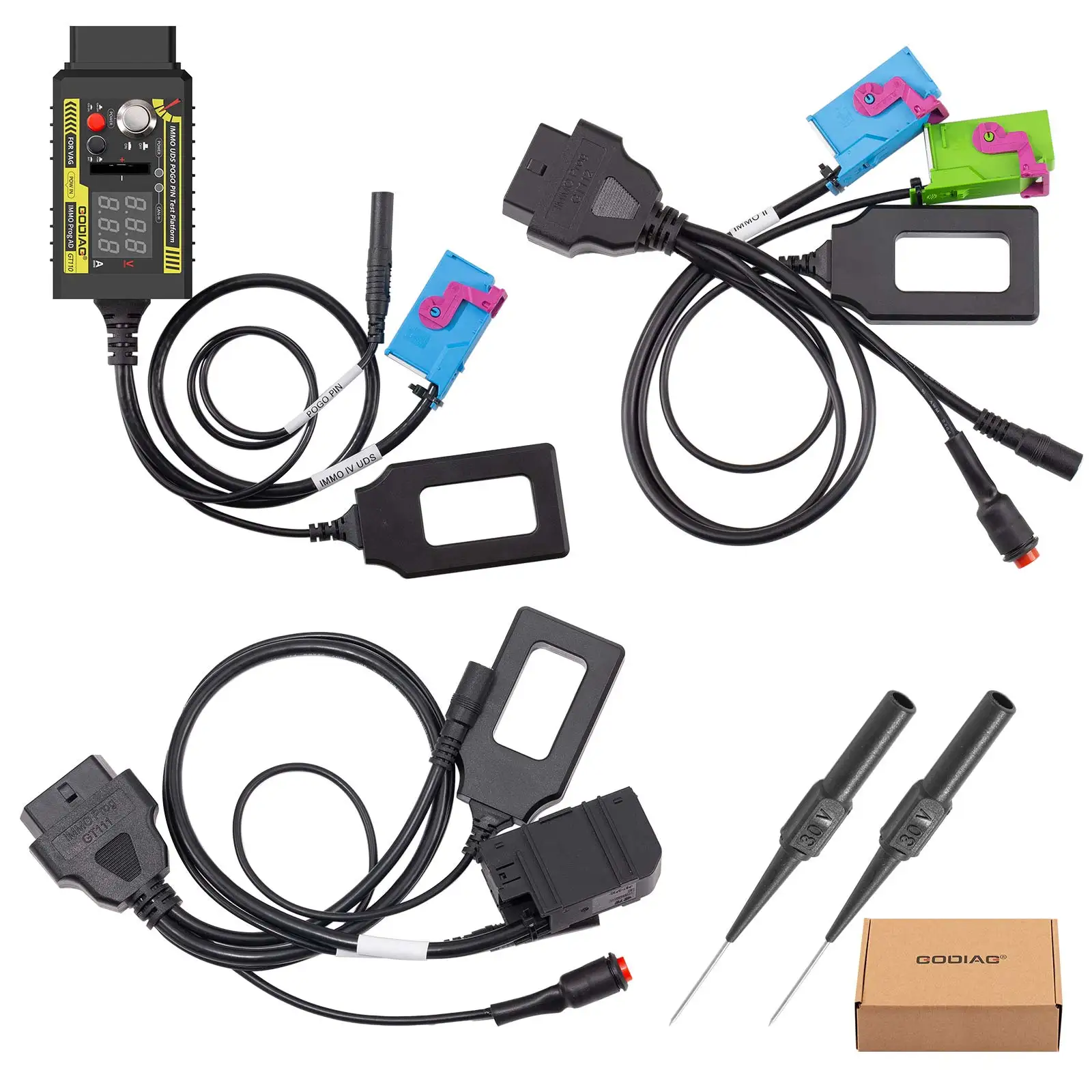 GODIAG GT110 GT111 GT112 GT114 VAG IMMO Prog Test Platform for VW/Skoda /Seat /Audi Dashboard IMMO Key Matching Test Cable