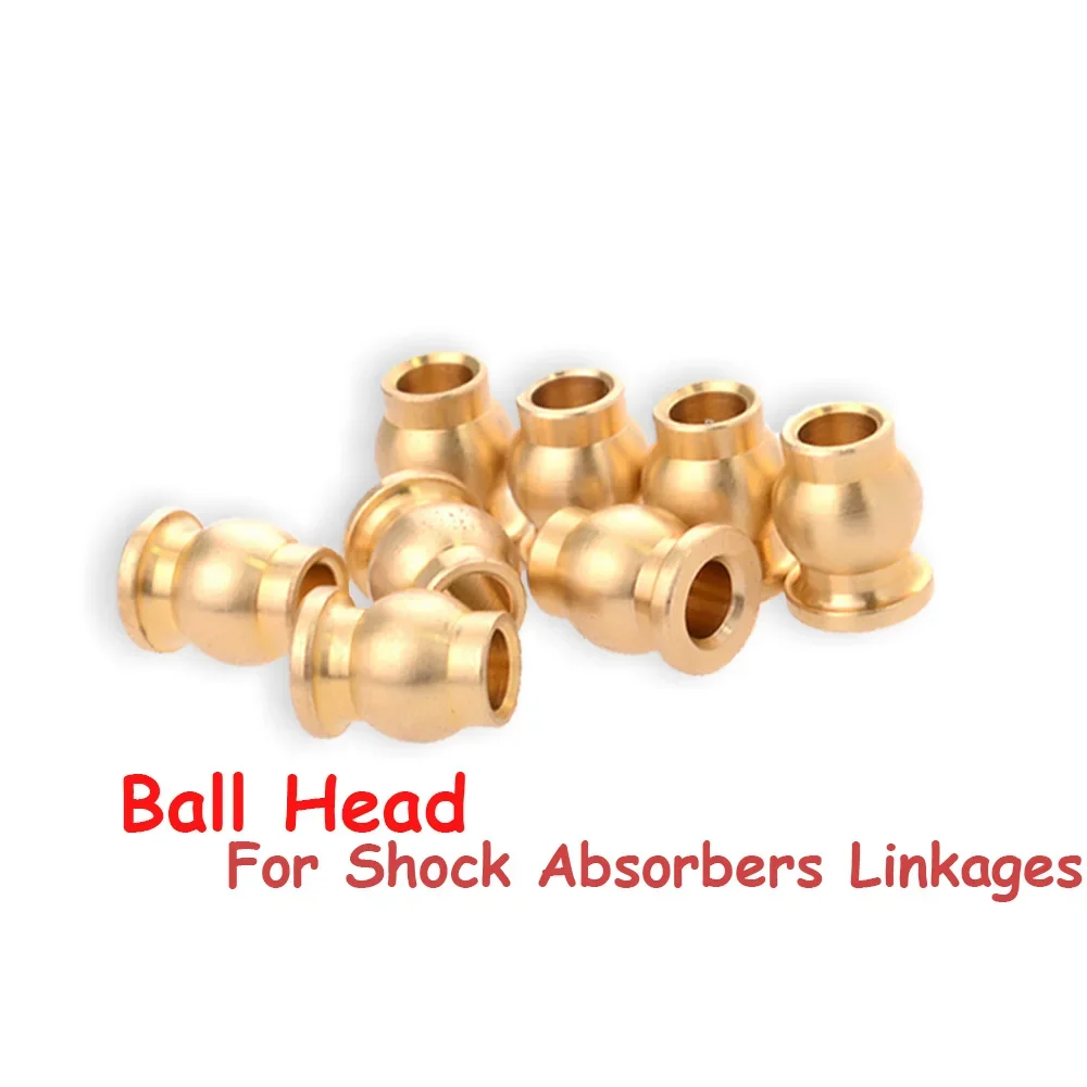 A 8Pcs New Ball Head for Shock Absorbers Linkages for 1/10 1/8 AXIAL SCX10 II RC Car Truck Monster Shock Absorbers Linkages