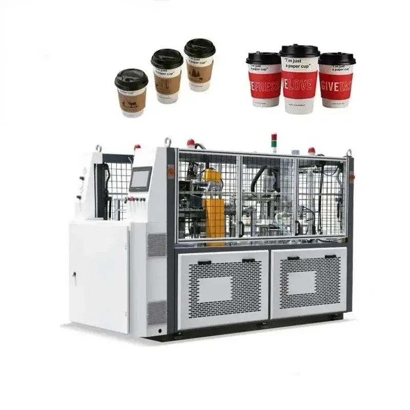 3-12oz Paper Cups Double Wall Making Machine Paper Cup Production Machine High Speed Automatic Coffee Paper Cup Making Machine