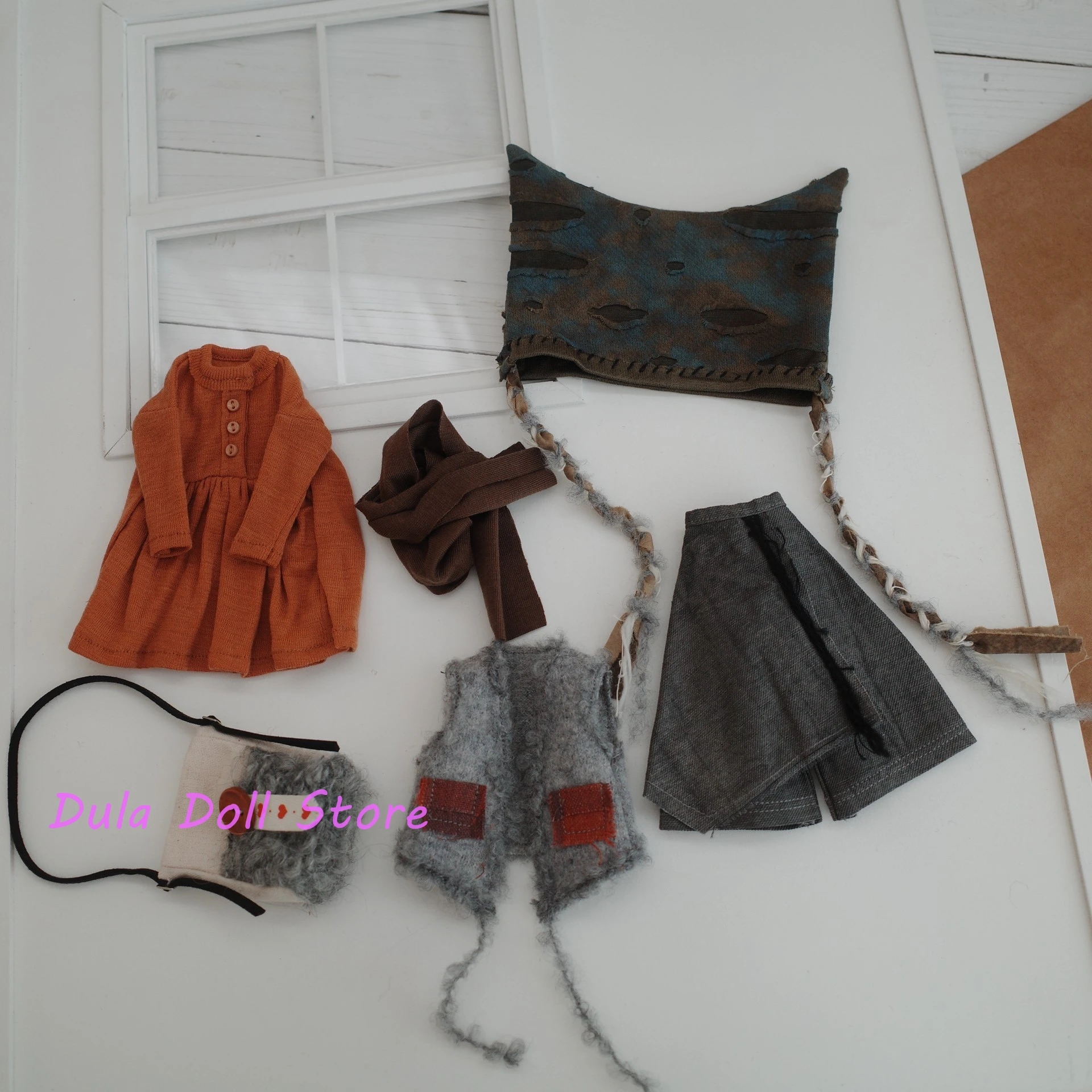2026 Dula Doll Clothes Chaotic patchwork mix and match style for Blythe Landoudou Landazz Qbaby ob24 ob22 Azone  Doll