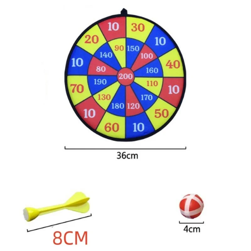 Children Shooting Target Toys Gun Dart Board For Sticky Ball Sucked Type Darts Shooting Games Kids Play Soft Bullet Target Gift