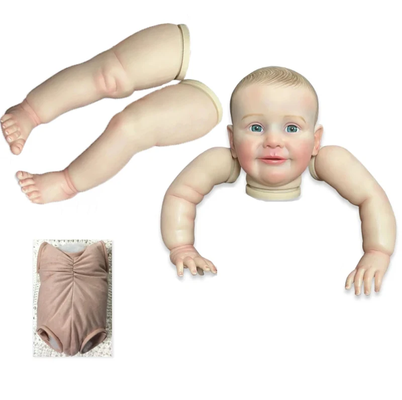 Already Painted Unassembled Doll Parts with Cloth Body 26'' Zoe DIY Kit