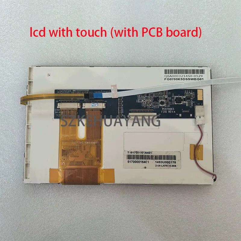 FG0700K5DSSWBG01 7 zoll LCD Display Panel Mit Digitizer Touch Panel PE0700K5 F315 T- 517000016401