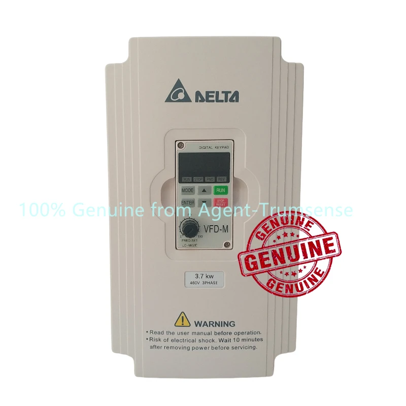 دلتا العاكس 3.7 كيلو واط VFD037M43A 3 المرحلة 380 فولت إلى 460 فولت تصنيف 8.2A 100% جديد 3700 واط VFD سلسلة محرك تيار متردد متغير السرعة #2