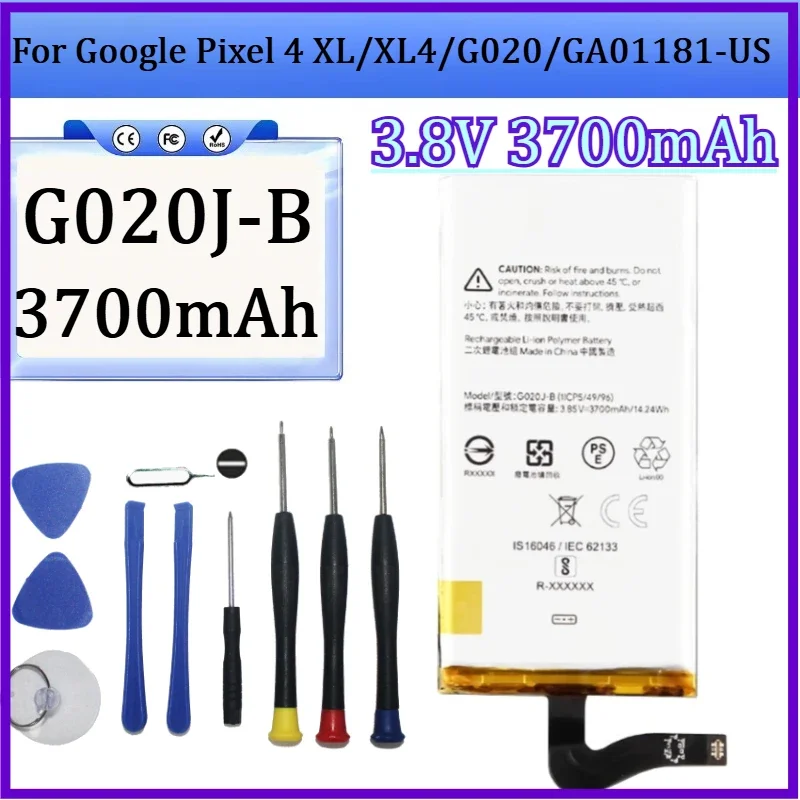 SWZY New G020J-B 3.8V 3700mAh high quality Replacement Battery For Google Pixel 4 XL/XL4/G020/GA01181-US Battery