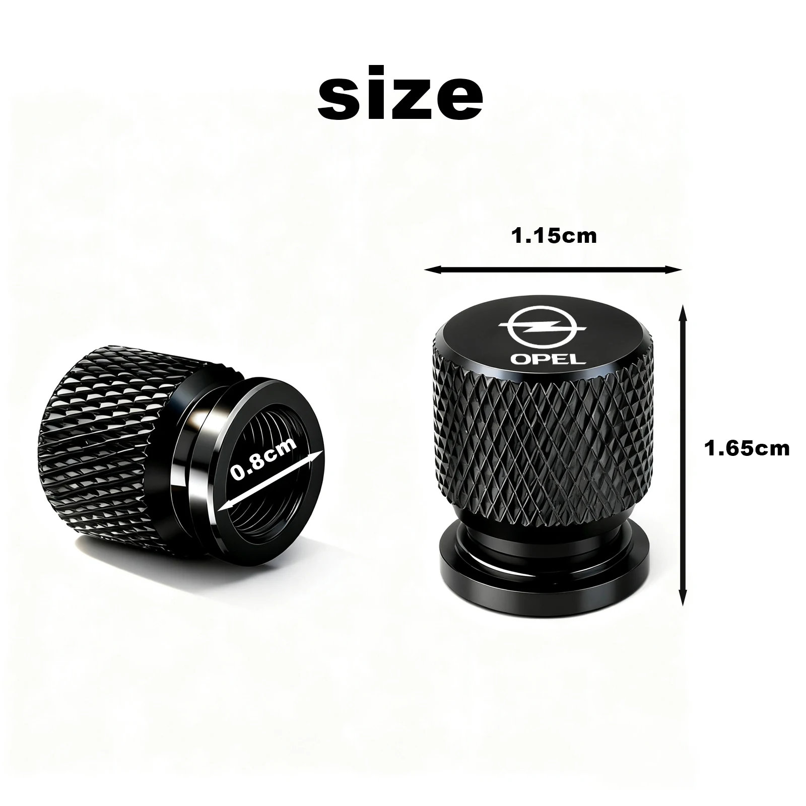

4Pcs Car Wheel Tire Valve Caps Air Stem Covers Accessories For Opel Astra j Insignia Astra g Corsa Zafira b Mokka Vivaro Meriva