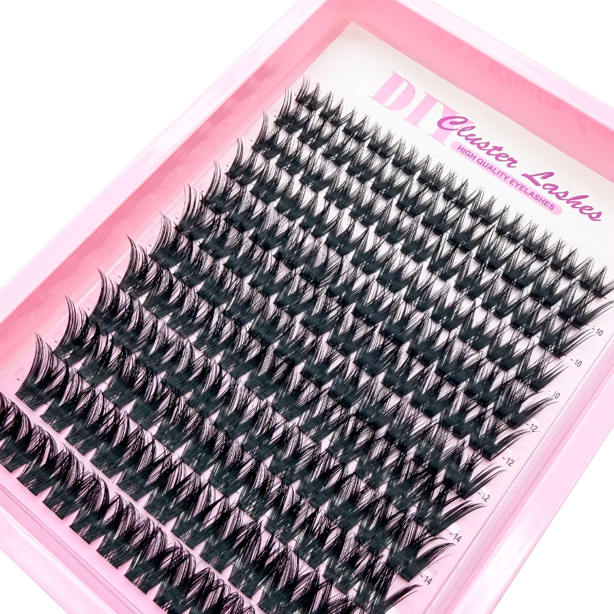 HBZGTLAD 12 Reihen Fairy Eyelash Ball Manga Wimpernbüschel 8-16mm Dynamische Wimpernverlängerung Natürliches Aussehen C-Curl Personal – Detail 10