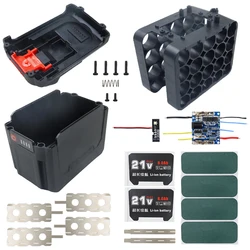 Caja de batería de iones de litio, placa de circuito de protección de carga PCB para Lomvum Zhipu Hongsong Jingmi no Original para batería de litio Makita