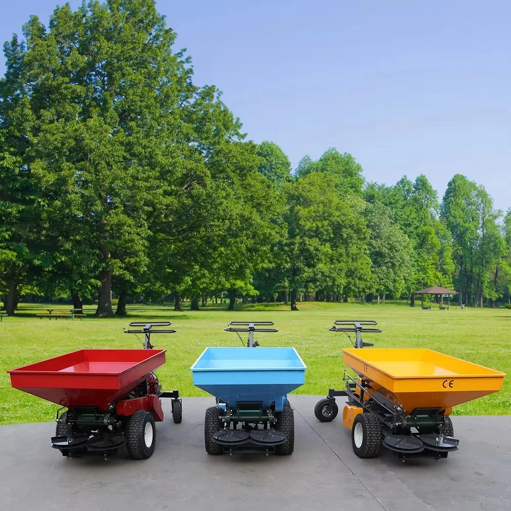 Best-selling lawn  Compost spreader Hand push automatic seeding and fertilizer spreader