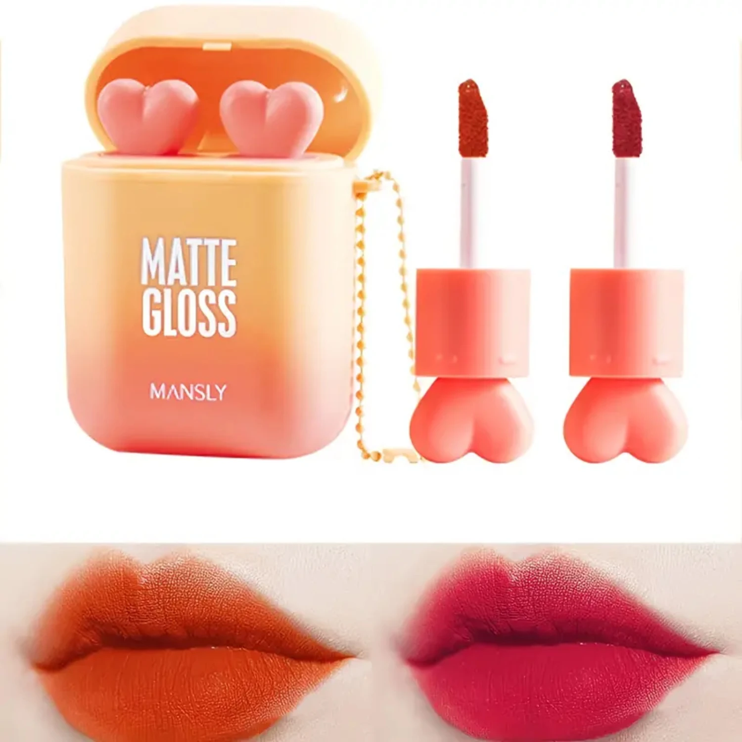 Fluweelachtige Matte Lipstick Duo Set - 2-delige waterdichte langdurige Lip Stain Kit voor meisjes, hydraterende fluwelen lipglossprimer en