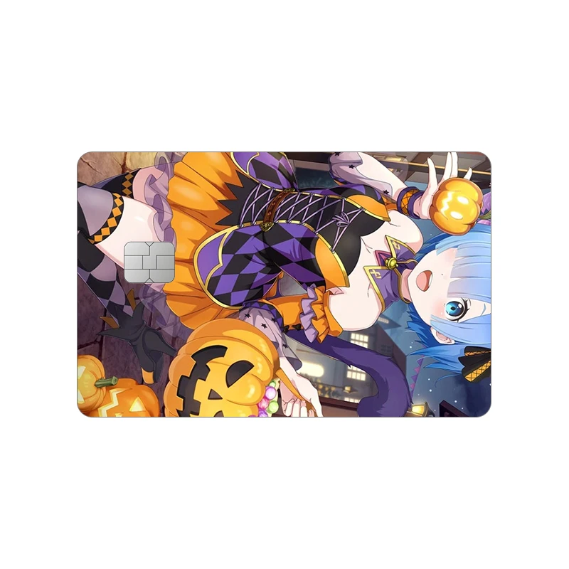 Re ZERO Starting Life in Another Emilia Card Sticker Kawaii Exquisite Waterproof World Rem Ram Laser Patch Cartoon Decals Gift - view 5