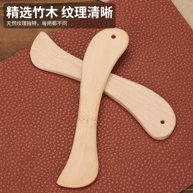 Factory Direct Wooden Folding Bone Folder, 2pcs/set Paper Creasing Tool, Letter Opener & Bookbinding Kit