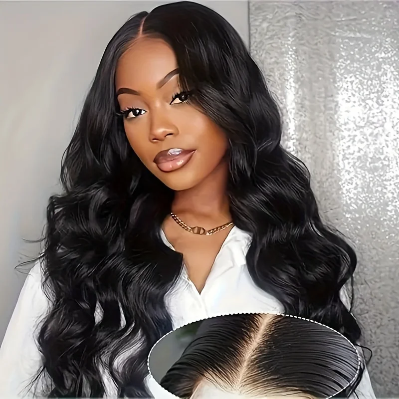 

5X5 Glueless Body Wave Lace Frontal Wig 100% Human Hair HD Lace Closure for Women 200 Density 4X4 Brazilian Hair Lace Front Wigs