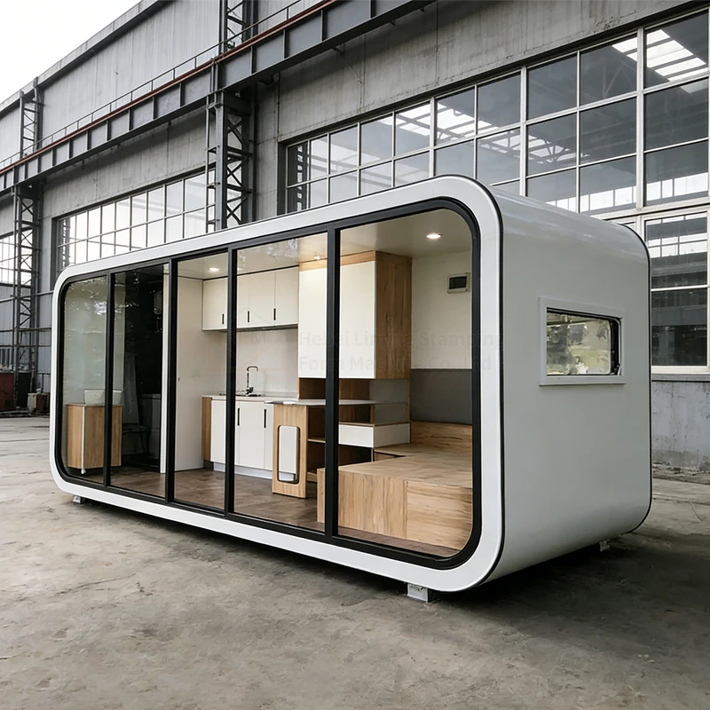 Movable Apple Cabin Customized Quick Assembly Modular Capsule House No Foundation Needed Portable Tiny Home for Outdoor Scenic
