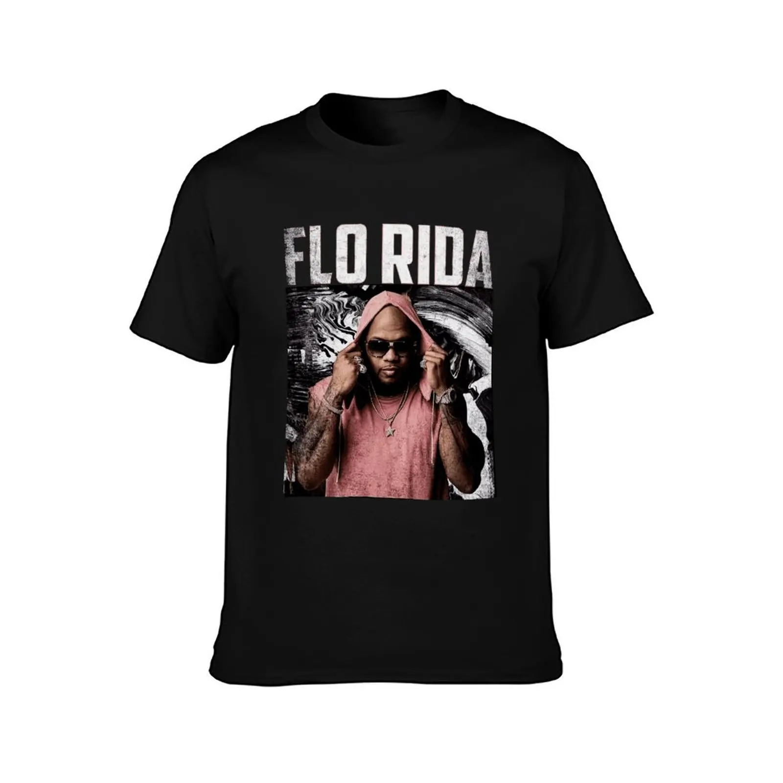 Flo Rida T-Shirt vintage anime shirt Short sleeve tee mens t shirt graphic