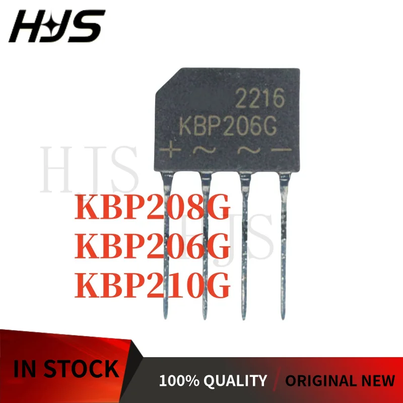 10PCS KBP208G KBP206G KBP210G KBP208 KBP206 KBP210 rectifier bridge Rectifier bridge stack