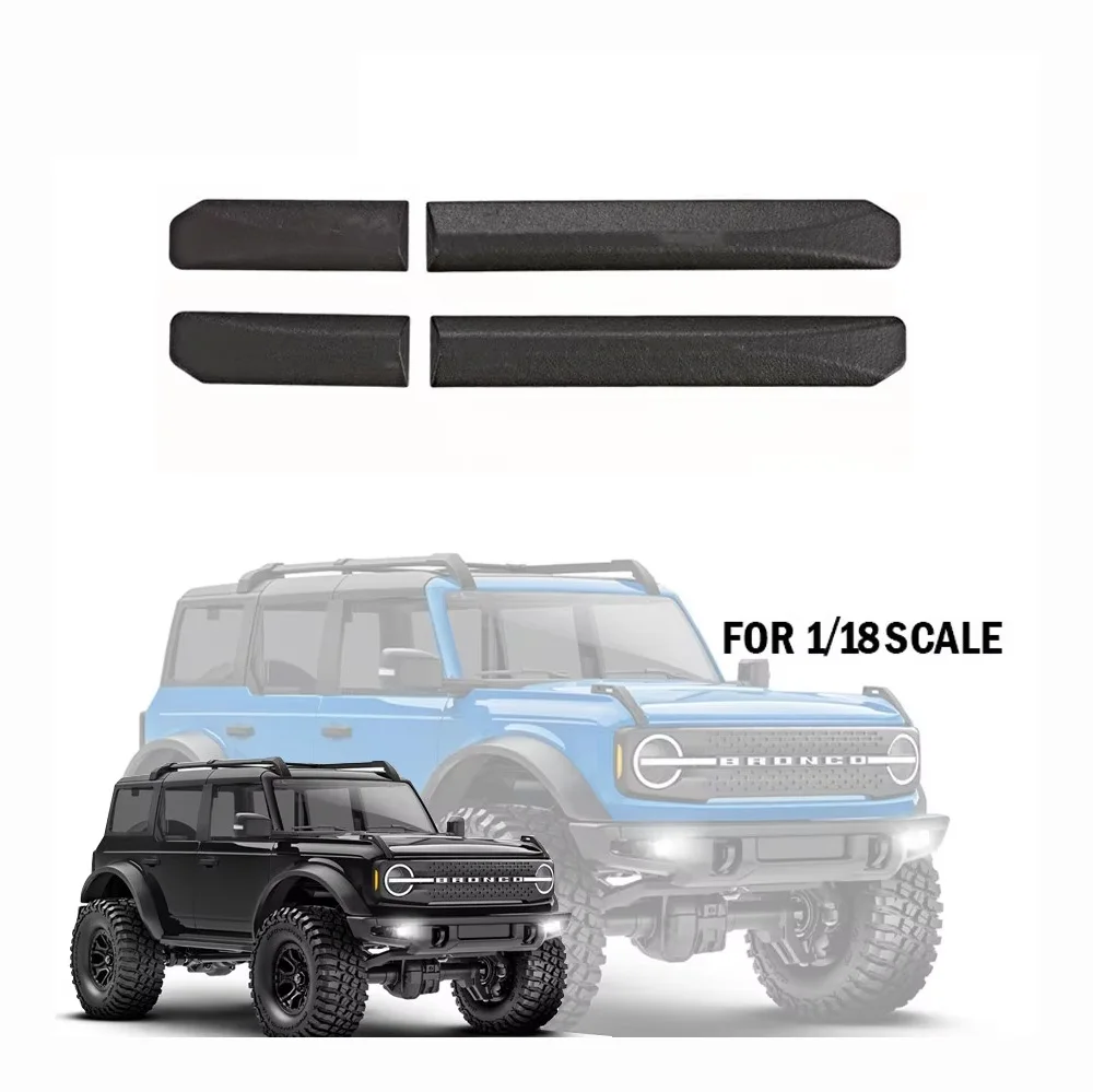 Side Skirt Anti-scratch Nylon Black Large Surround For Traxxas Trx-4m 1/18 Bronco Trx4m Rc Crawler Car Upgraded Parts