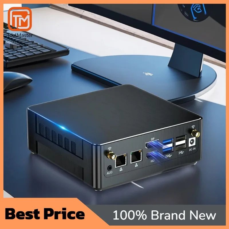 【New Arrival】R Mini PC I9 12900H 13900H I7 12650H13700H I5 12450H Win 11 PCIE4.0 Dual LAN 2.5G Mini Gaming Desktop Computer WiFi