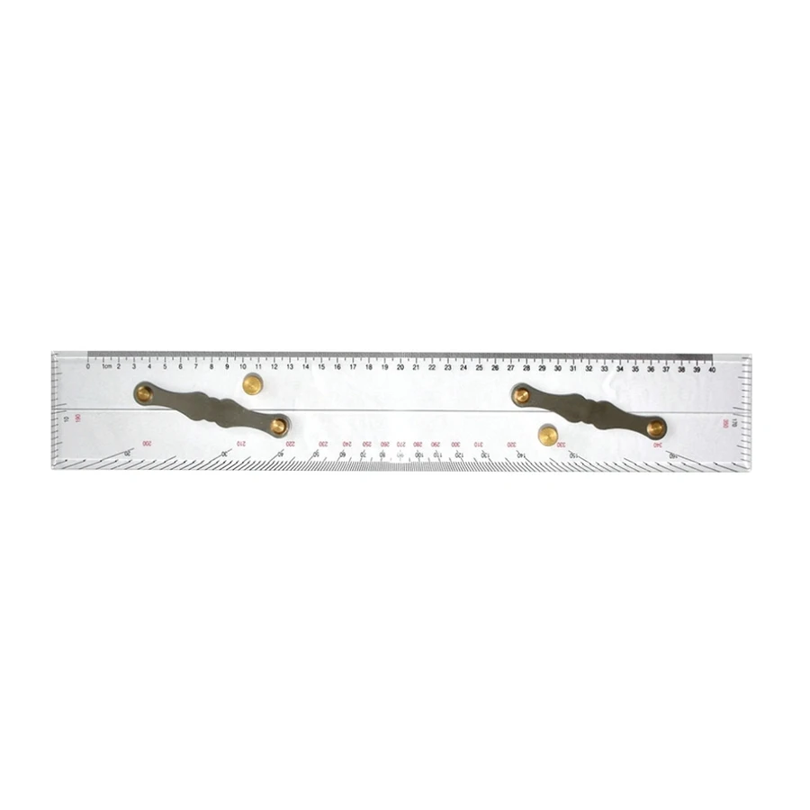 Marine Parallel Ruler Clear Scales Mapping Points To Pull Parallel Ruler 450MM Nautical Charts Parallel Ruler For Boat