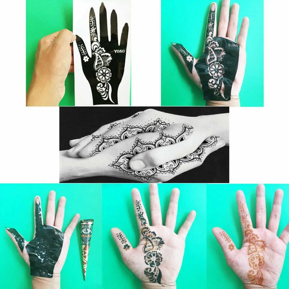 Cream Mehndi Colors Tattoo Paint Henna Cones Temporary Indian Henna Body Paint Cones Temporary Tattoo Herbal Henna Body Art