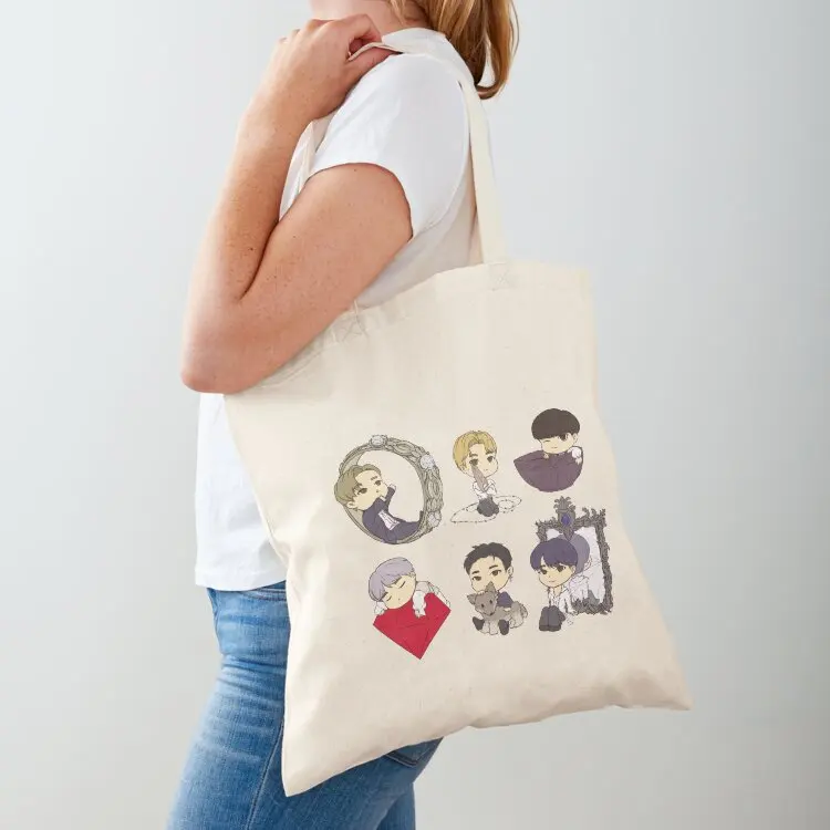 

ONEUS Twilight Chibis Tote Bag tote bag custom university shopper bag foldable reusable tote men