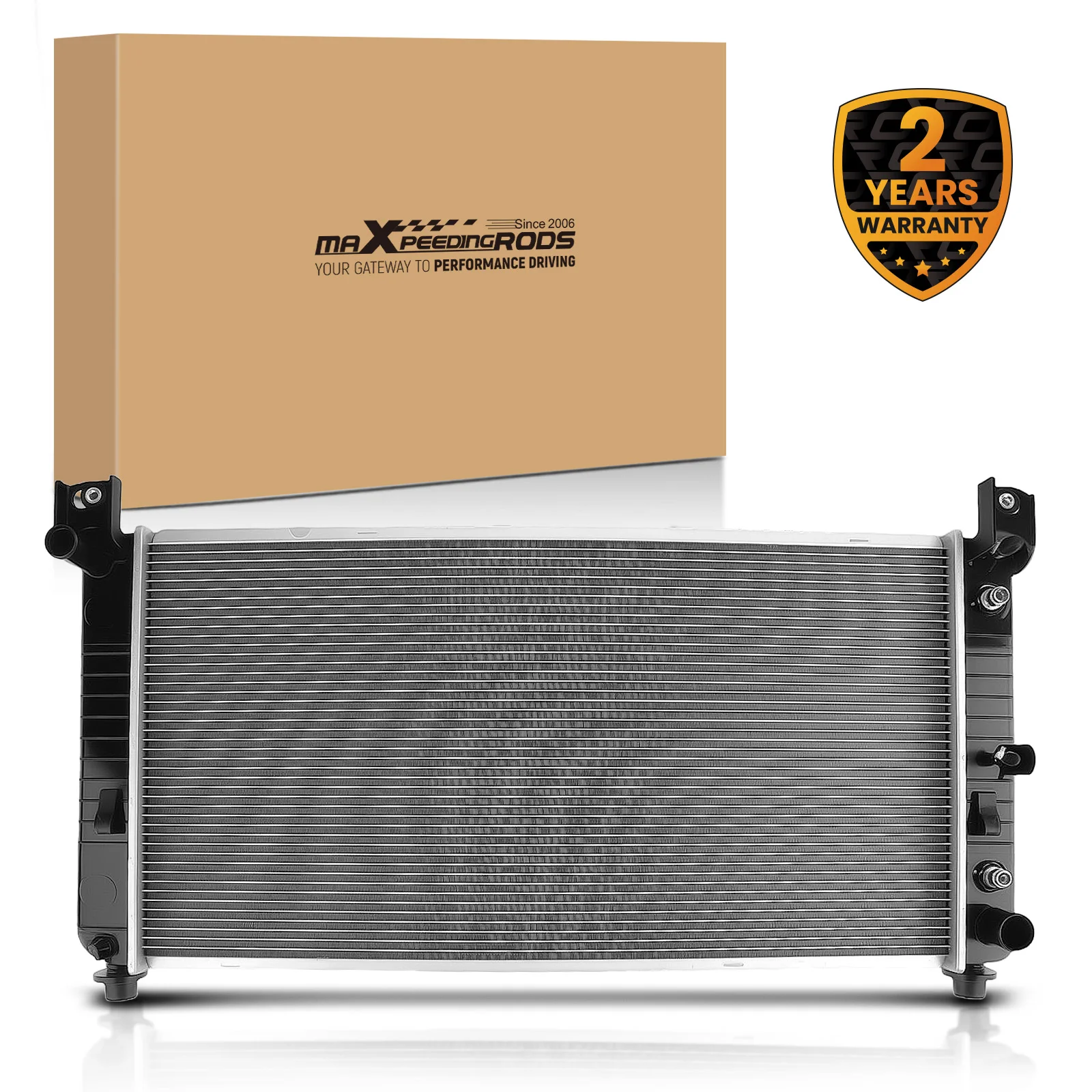 New Radiator for Hummer H2 Cadillac Escalade GMC Yukon 6.0L 6.2L 2002-13 CU2423 For 2006  GMC Sierra 1500 SL 4.3L