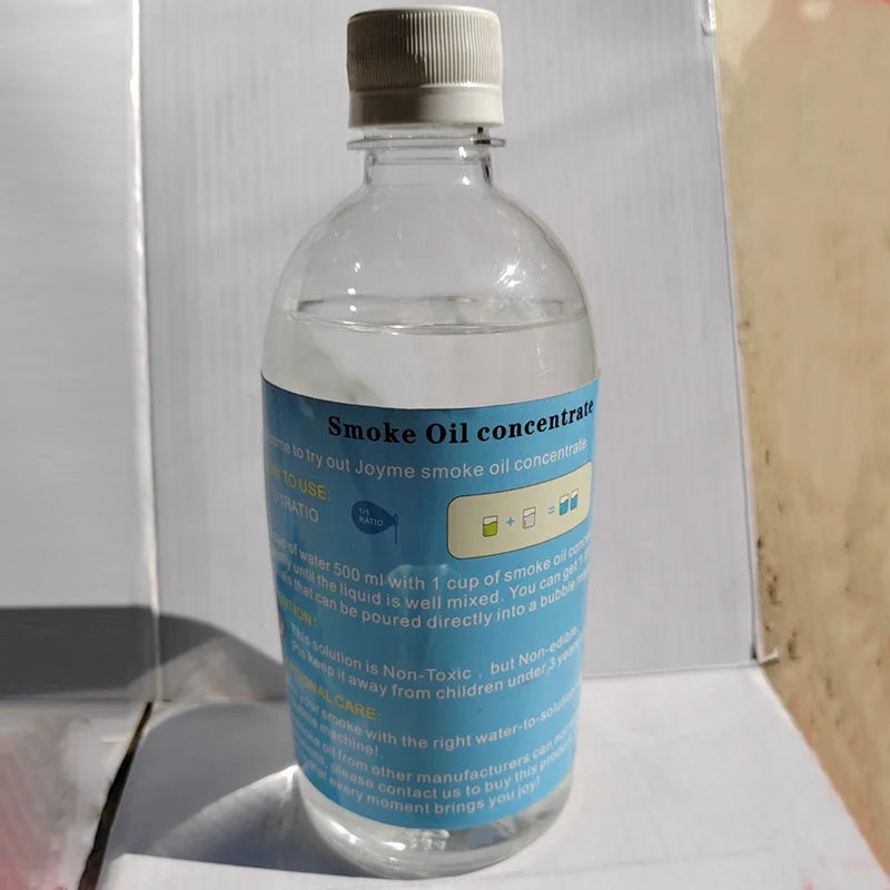 500ml Smoke Oil Environmental Protection concentrate Fog Oil Liquid Suit for Stage Smoke Machine dj Bar Club Wedding Performance