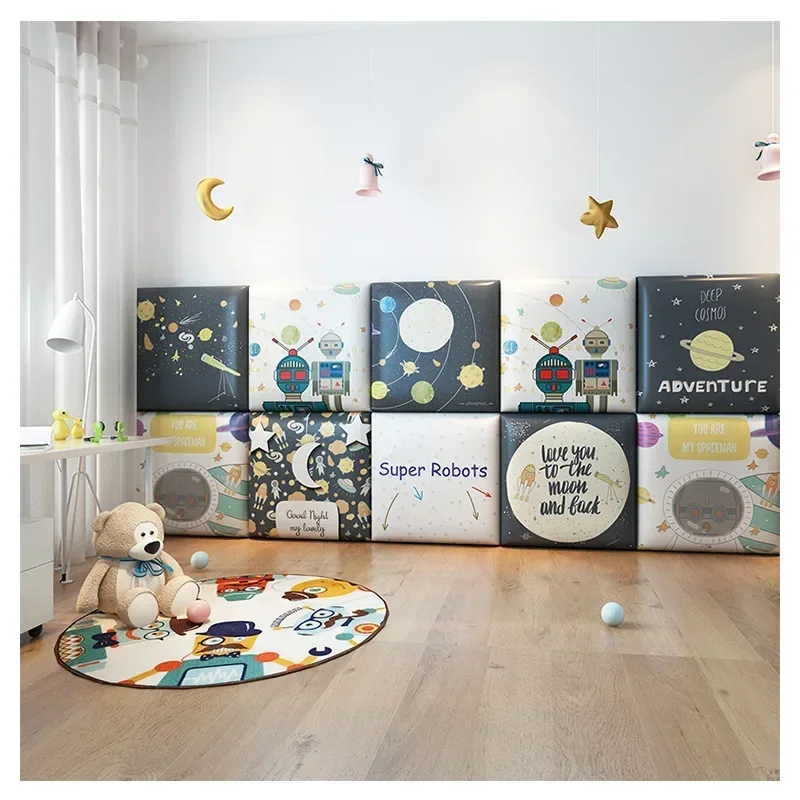 

Изголовье кровати с героями мультфильмов, детское изголовье спальни Cabecero Cama 135 150, настенные панели с защитой от столкновений, изголовье кровати Tete De Lit