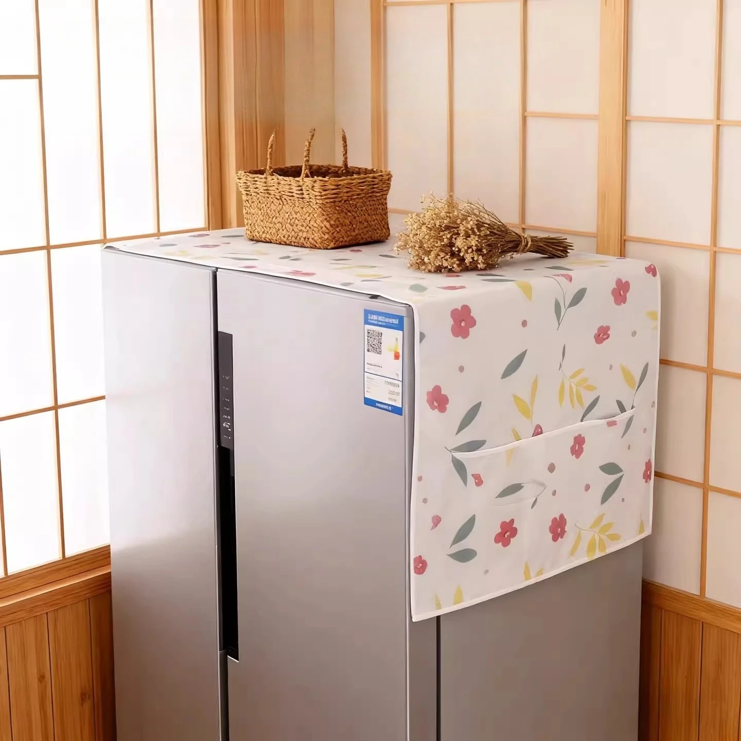 Waterproof oil-proof refrigerator cover, universal Haiermei single double door dust cover, washing machine cover