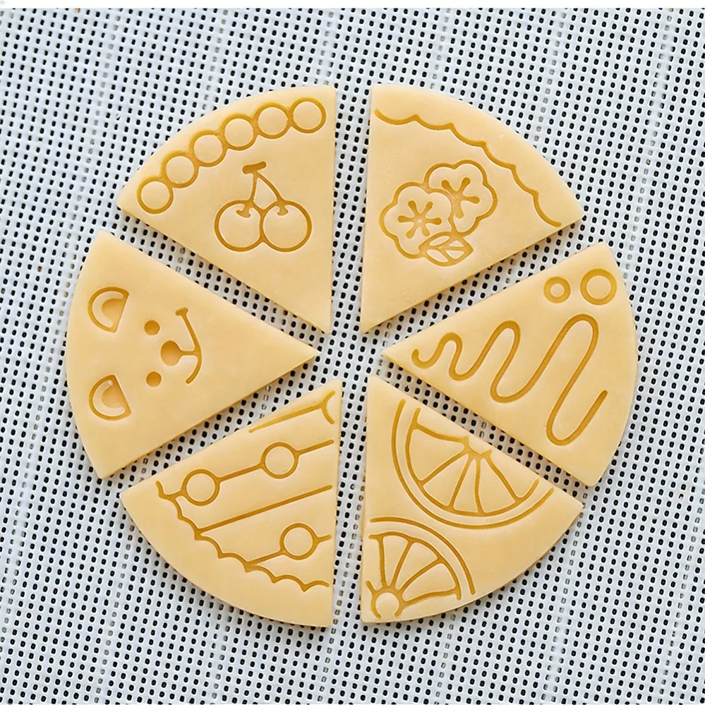 Pizza shape Cookie Cutters Biscuit Mold Stamp Kitchen Baking Pastry Bakeware Dessert Baking Supplies