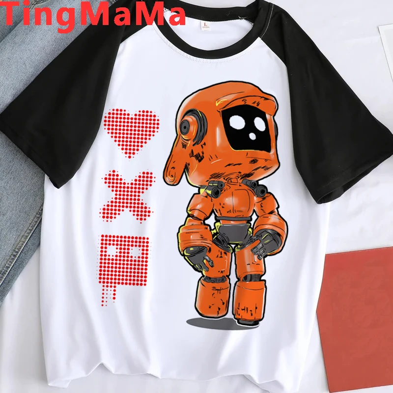 Heavy Metal Rock Sci Fi TV Love Death and Robots T Shirt Men Cartoon T-shirt Robots Graphic Tees Hip Hop Unisex Tshirt Male