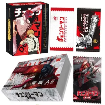 Saw man card HIT card Retro comic book manuscript cards Rare PVC double mounted cards Anime collection card