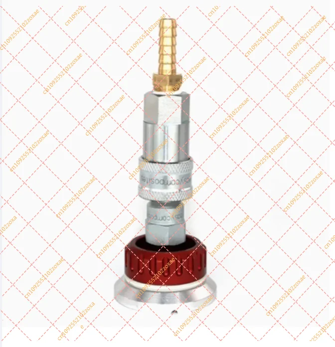 LF 1 Set Self Sealing Vacuum Valve Nozzle Metal Reusable Bag Connector for Prepreg Carbon Fiber Resin Infusion Process