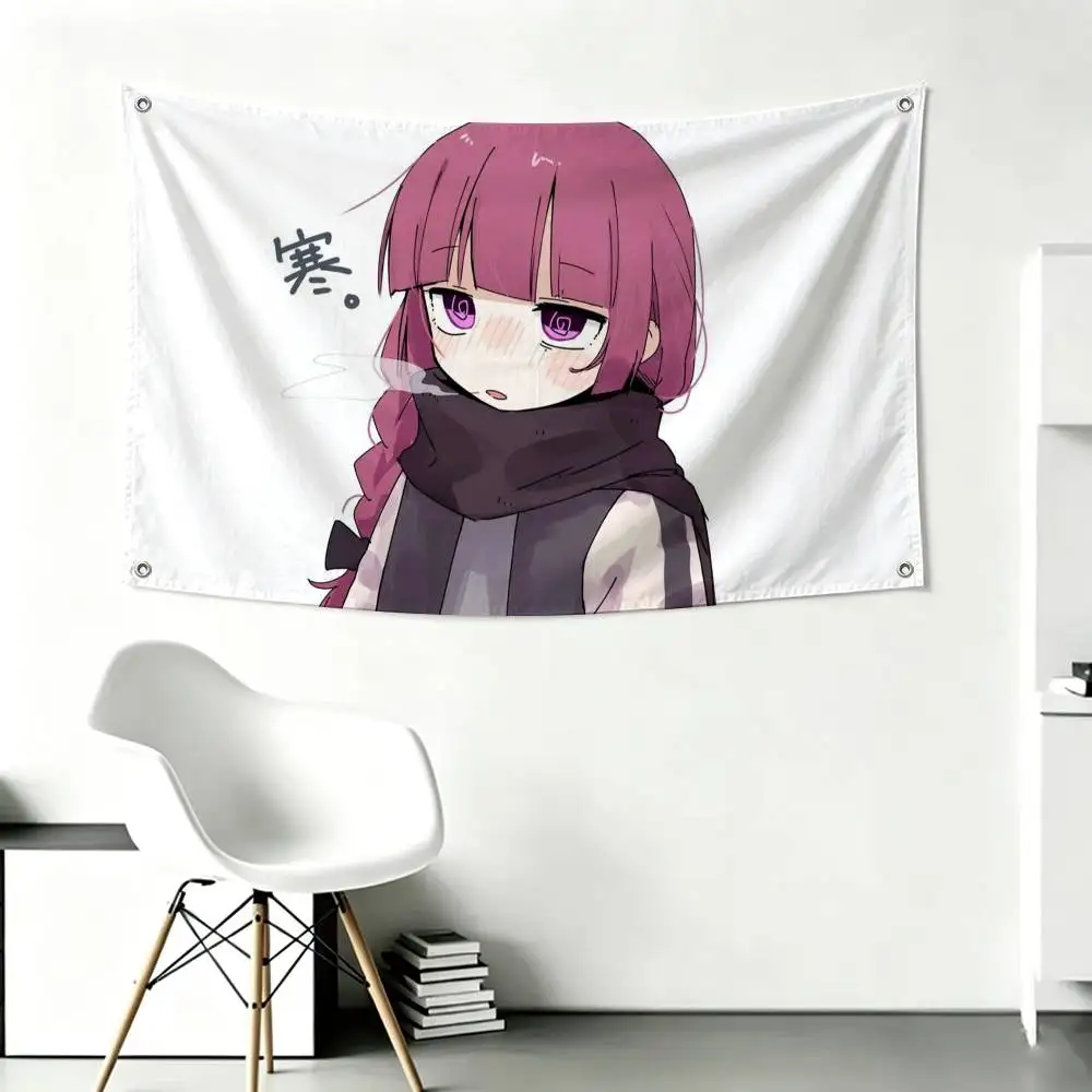 BOCCHI THE ROCK! Kikuri Hiroi Flag Suitable For Party Club Outdoor Interior Wall Decoration Banner Fans Gift
