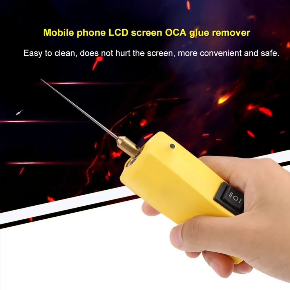 Hot Glue Clean Machine CJ6+ 100-240V US OCA Glue Remover Tool For Mobile Phone LCD Screen Repair With Electro-Motor US EU Plug