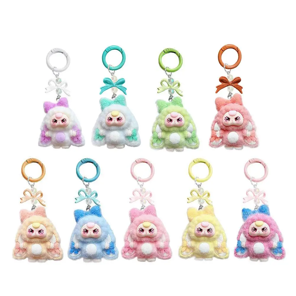 Mini Cartoon Baby Three Schlüsselanhänger süße Puppe Geschenk Diy Anhänger Zubehör Dekoration Kawaii Anhänger Tasche Anhänger