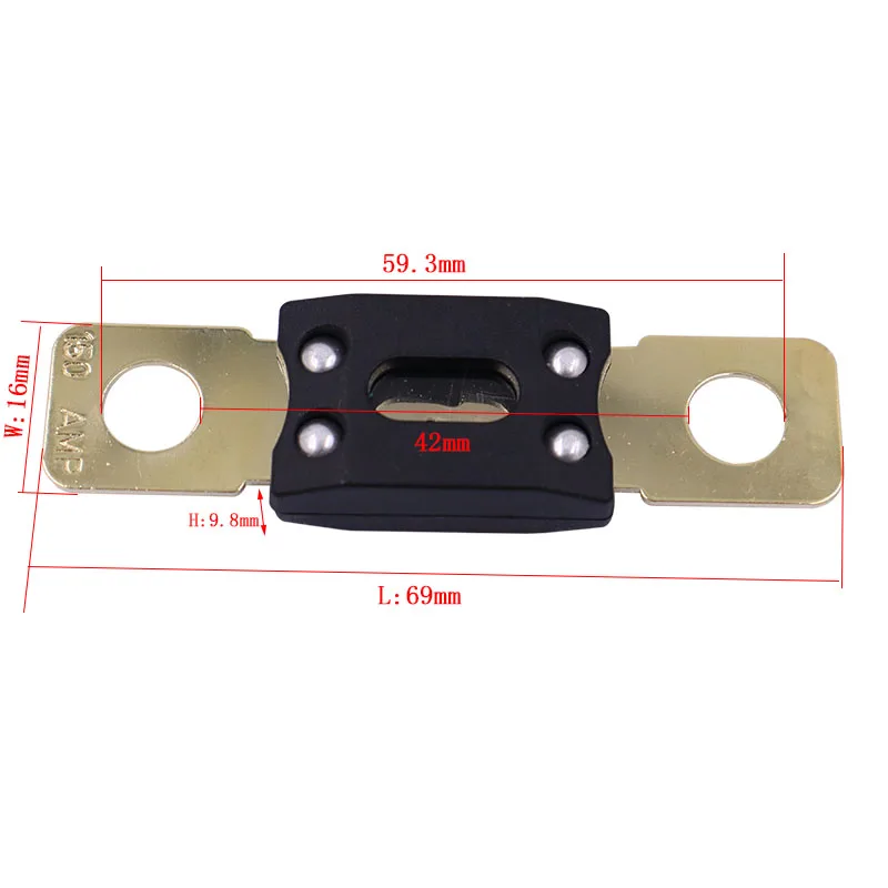Auto Yacht Bolt Fuse Holder Medium Car Fuse Holder with Spare Bolt Fuse 0GA