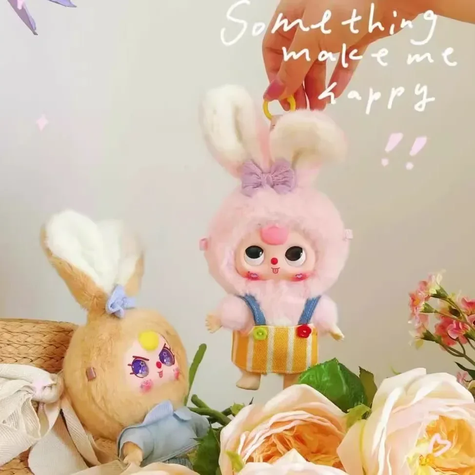 BABY THREE Macaroon Little Bunny Series Plush Blind Box Cute Doll Gift