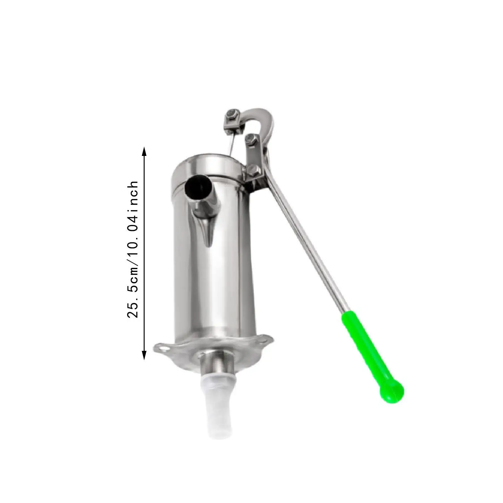 Hand Shake Manual Suction Pump Pitcher Stainless Steel Outdoor Water Extraction for Home Pond Use