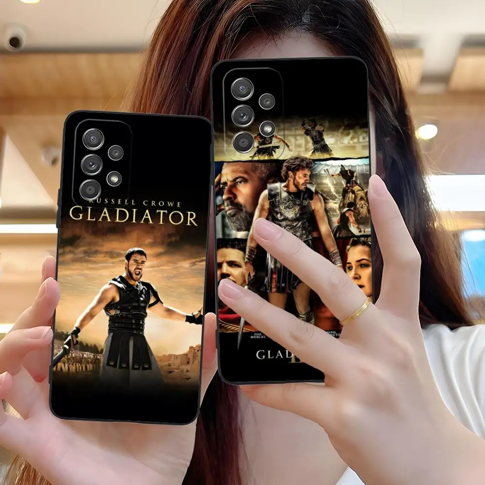 

Gladiator Mobile Phone Case for Samsung Galaxy A73 72 71 70 56 55 54 53 52 36 35 34 23 16 15 5G Black Cellphones Pretty Luxury