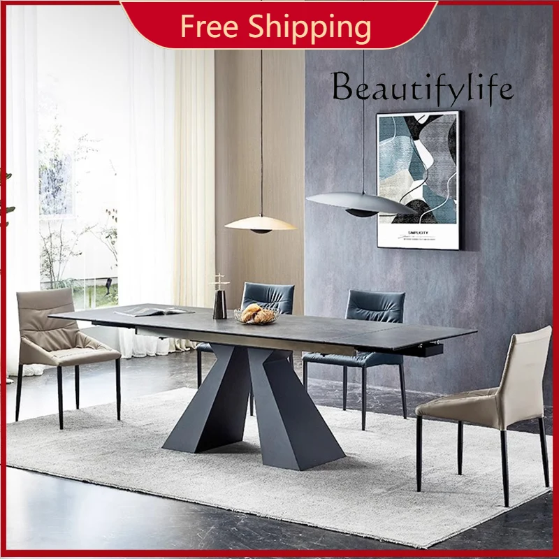 

BJ Выдвижной выдвижной обеденный стол Кофе Ресторан Кухня Кабинет Обеденный стол Современный роскошный сервис Mesa Мебель для гостиной