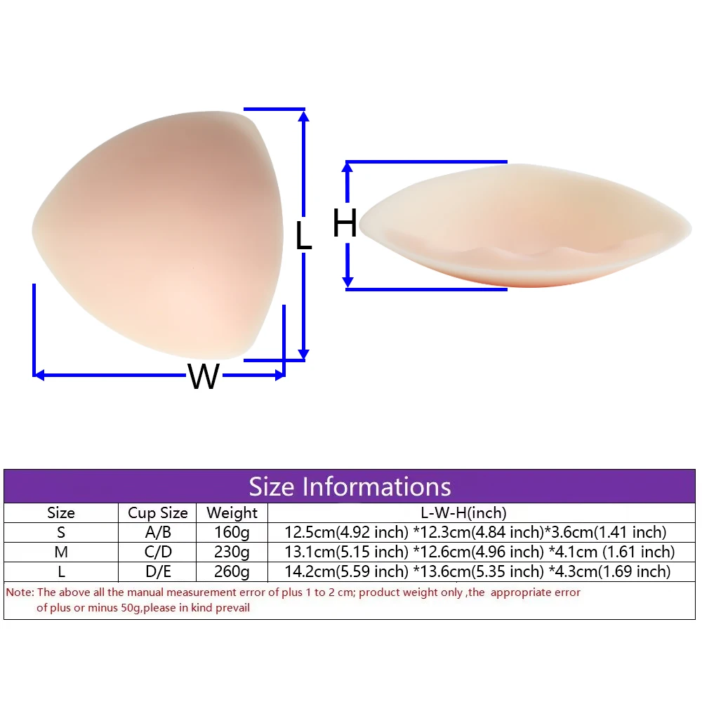 1 Pair Strap Silicone Breast Forms Fake Boobs Enhancer Realistic Bra Pad Inserts For Prosthesis Cosplay Crossdresser Mastectomy