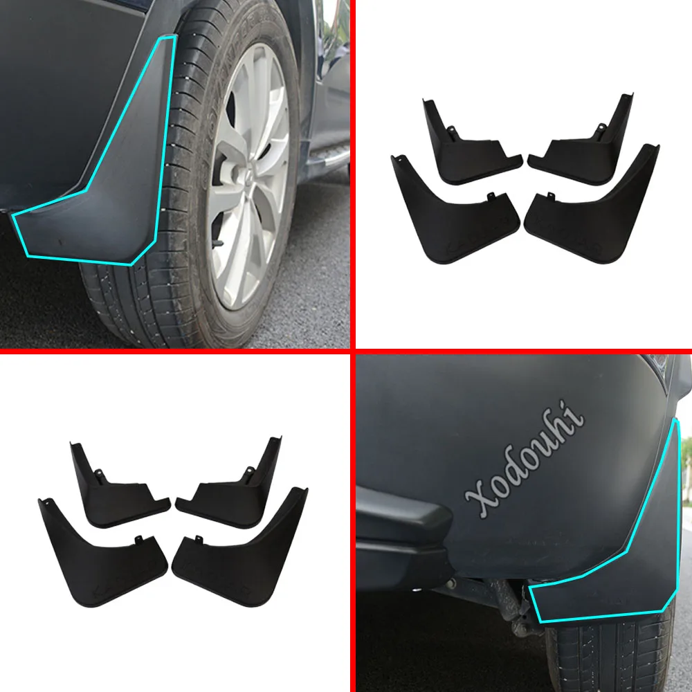 For Renault Kadjar 2016 2017 2018 2019 2020 Car Styling Plastic Fender Soft Mudguard Protection Flaps Splash Mud Guard Frame