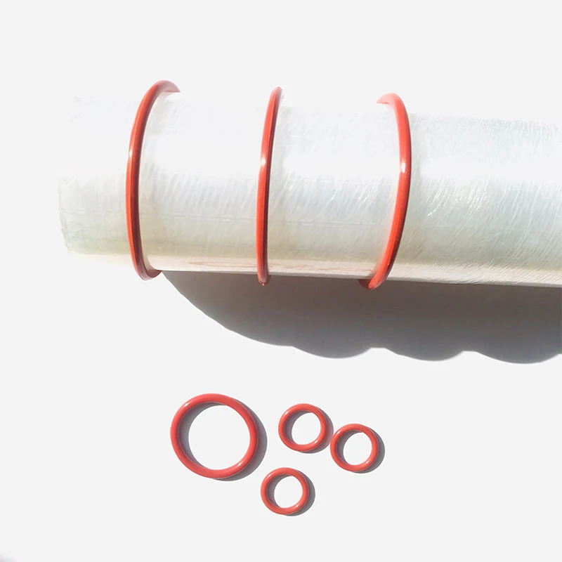 Rote Silikon-O-Ring-Dicke 1.5/2/2/3,1mm wasserdichtes, öl beständiges, hoch temperatur isoliertes VMQ-Dichtungsscheiben-Dichtungs-Kit – Detail 10